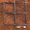 2x2 Garden Grid watering system plant spacing guide and ground level watering system