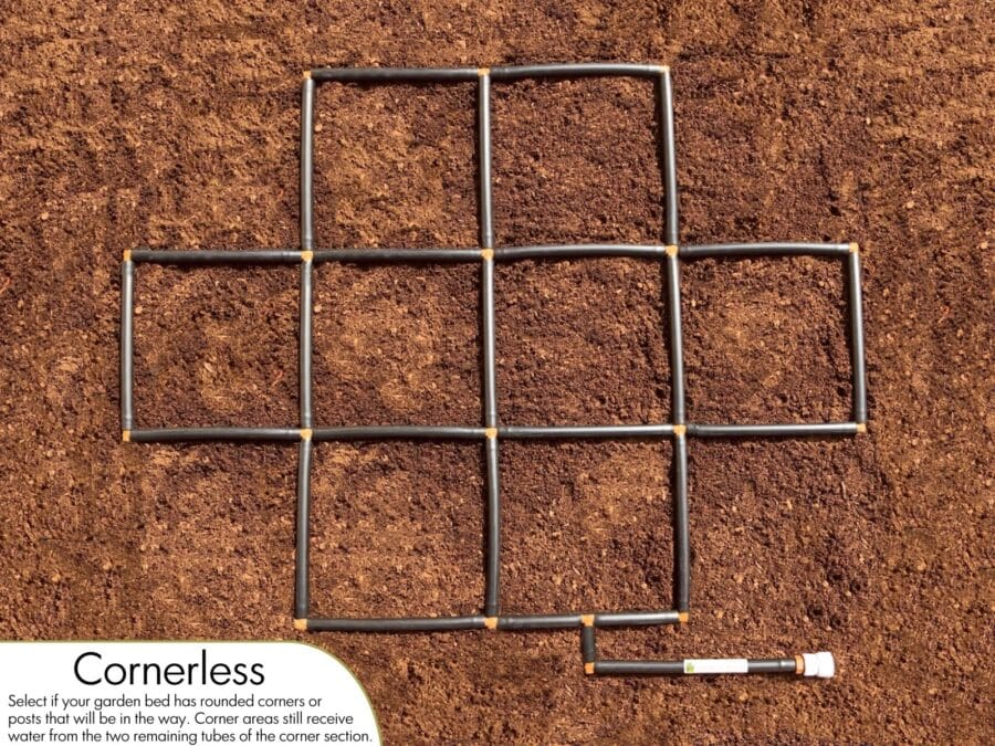3x4 Garden Grid - Cornerless Option